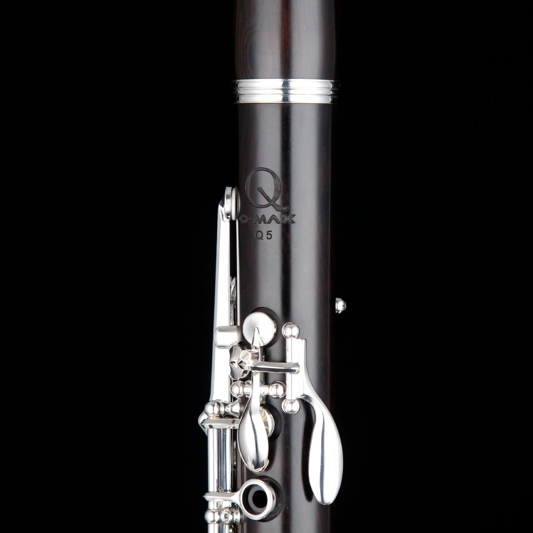 Q-MAX Q5 Professional 17-Key Grenadilla Wood Clarinet - High-End Acoustic Design with Ergonomic Register Key - 图片 4